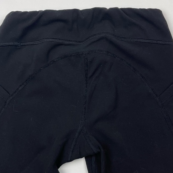 Athleta Girl Black Mesh Stash Your Treasures Tight Small 7 - Picture 4 of 4